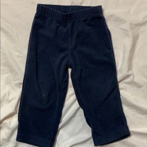 Blue fleece pants
